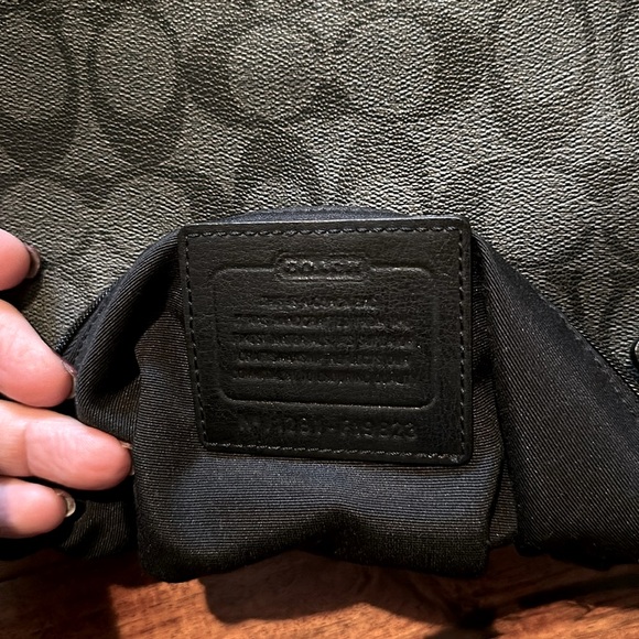 Black Coach Peyton Convertible Hobo Bag - Picture 9 of 9